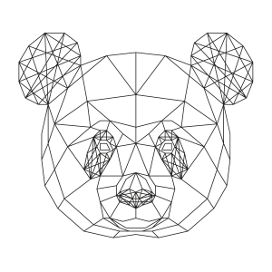 muurstickers-geometrische-dieren-pandabeer